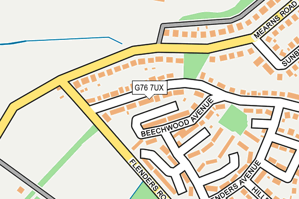 G76 7UX map - OS OpenMap – Local (Ordnance Survey) G76 7UX map - OS OpenMap – Local (Ordnance Survey)