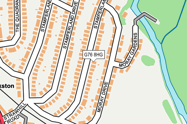 G76 8HG map - OS OpenMap – Local (Ordnance Survey) G76 8HG map - OS OpenMap – Local (Ordnance Survey)