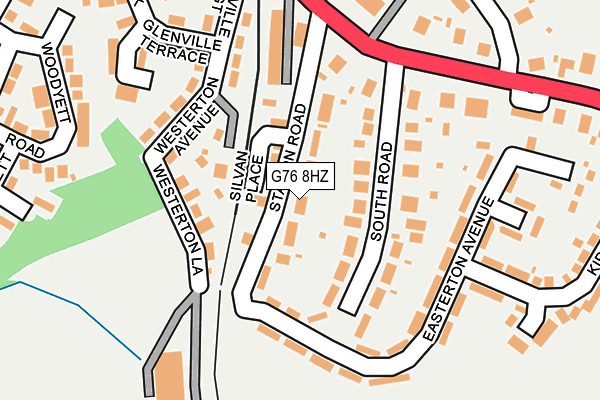 G76 8HZ map - OS OpenMap – Local (Ordnance Survey) G76 8HZ map - OS OpenMap – Local (Ordnance Survey)