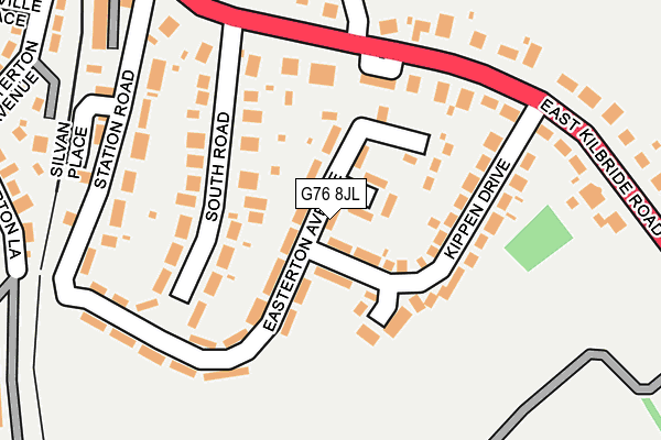 G76 8JL map - OS OpenMap – Local (Ordnance Survey) G76 8JL map - OS OpenMap – Local (Ordnance Survey)