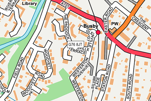 G76 8JT map - OS OpenMap – Local (Ordnance Survey) G76 8JT map - OS OpenMap – Local (Ordnance Survey)