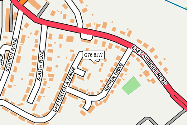 G76 8JW map - OS OpenMap – Local (Ordnance Survey) G76 8JW map - OS OpenMap – Local (Ordnance Survey)