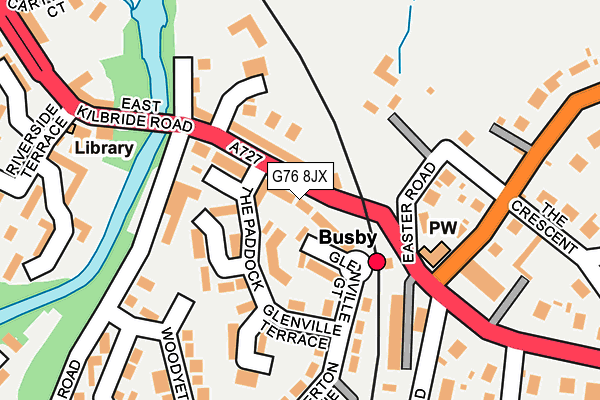 G76 8JX map - OS OpenMap – Local (Ordnance Survey) G76 8JX map - OS OpenMap – Local (Ordnance Survey)
