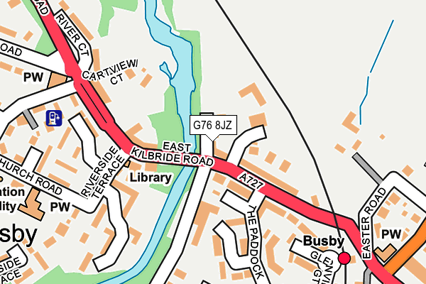 G76 8JZ map - OS OpenMap – Local (Ordnance Survey) G76 8JZ map - OS OpenMap – Local (Ordnance Survey)