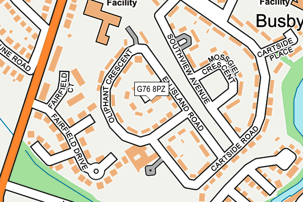 G76 8PZ map - OS OpenMap – Local (Ordnance Survey) G76 8PZ map - OS OpenMap – Local (Ordnance Survey)
