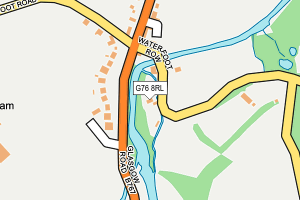 G76 8RL map - OS OpenMap – Local (Ordnance Survey) G76 8RL map - OS OpenMap – Local (Ordnance Survey)