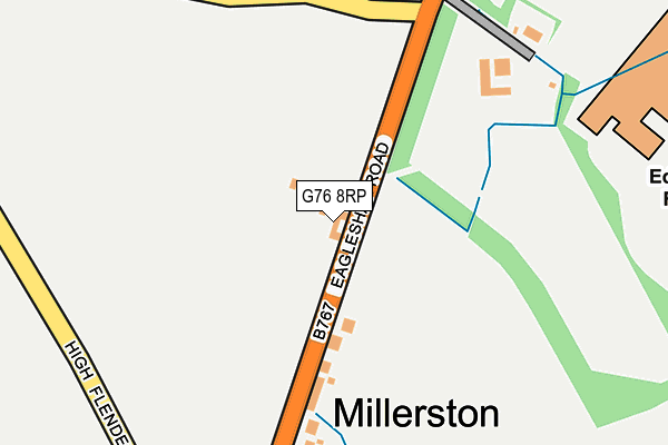 G76 8RP map - OS OpenMap – Local (Ordnance Survey) G76 8RP map - OS OpenMap – Local (Ordnance Survey)