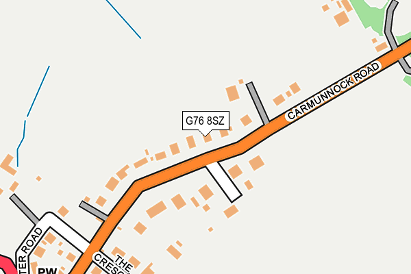 G76 8SZ map - OS OpenMap – Local (Ordnance Survey) G76 8SZ map - OS OpenMap – Local (Ordnance Survey)