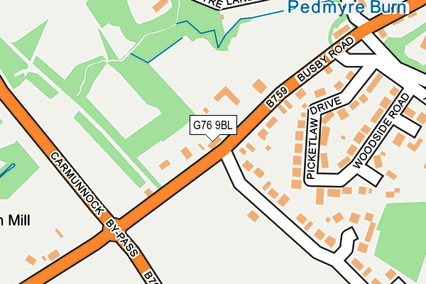 G76 9BL map - OS OpenMap – Local (Ordnance Survey) G76 9BL map - OS OpenMap – Local (Ordnance Survey)