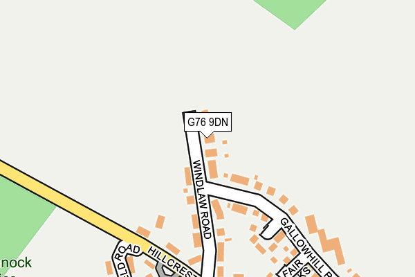 G76 9DN map - OS OpenMap – Local (Ordnance Survey) G76 9DN map - OS OpenMap – Local (Ordnance Survey)