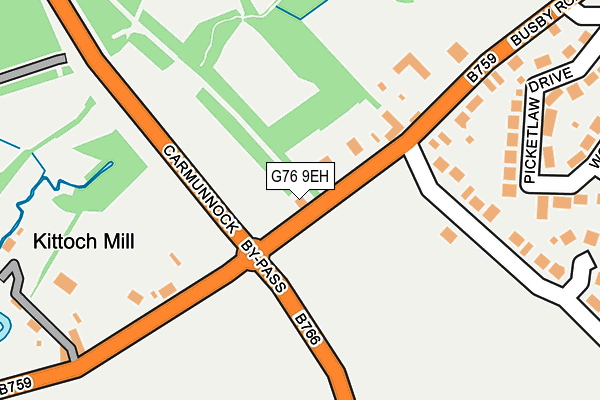 G76 9EH map - OS OpenMap – Local (Ordnance Survey) G76 9EH map - OS OpenMap – Local (Ordnance Survey)