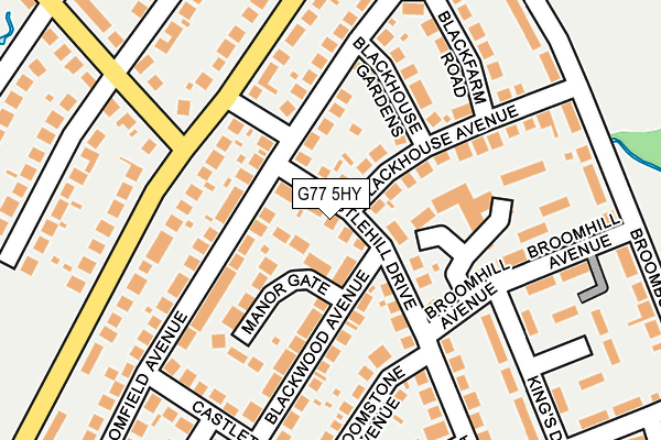 G77 5HY map - OS OpenMap – Local (Ordnance Survey) G77 5HY map - OS OpenMap – Local (Ordnance Survey)
