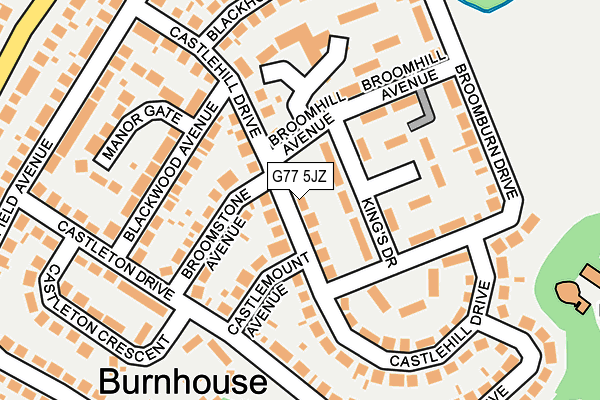 G77 5JZ map - OS OpenMap – Local (Ordnance Survey) G77 5JZ map - OS OpenMap – Local (Ordnance Survey)