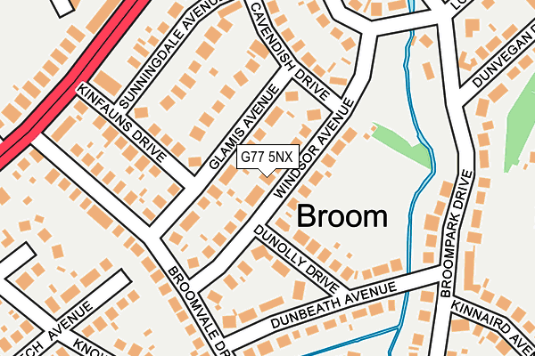 G77 5NX map - OS OpenMap – Local (Ordnance Survey) G77 5NX map - OS OpenMap – Local (Ordnance Survey)