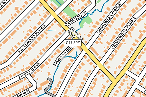 G77 5PZ map - OS OpenMap – Local (Ordnance Survey) G77 5PZ map - OS OpenMap – Local (Ordnance Survey)