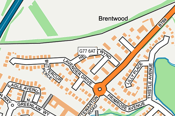 G77 6AT map - OS OpenMap – Local (Ordnance Survey) G77 6AT map - OS OpenMap – Local (Ordnance Survey)