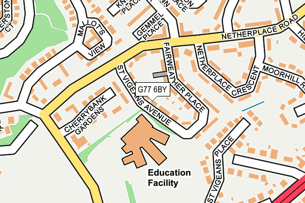 G77 6BY map - OS OpenMap – Local (Ordnance Survey) G77 6BY map - OS OpenMap – Local (Ordnance Survey)