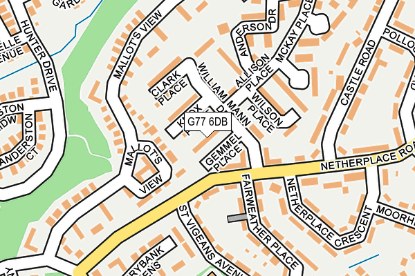 G77 6DB map - OS OpenMap – Local (Ordnance Survey) G77 6DB map - OS OpenMap – Local (Ordnance Survey)
