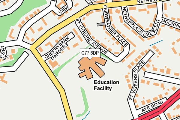 G77 6DP map - OS OpenMap – Local (Ordnance Survey) G77 6DP map - OS OpenMap – Local (Ordnance Survey)