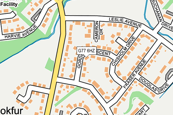 G77 6HZ map - OS OpenMap – Local (Ordnance Survey) G77 6HZ map - OS OpenMap – Local (Ordnance Survey)