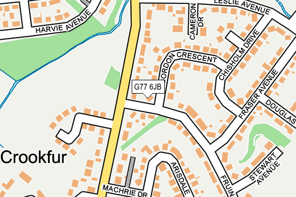 G77 6JB map - OS OpenMap – Local (Ordnance Survey) G77 6JB map - OS OpenMap – Local (Ordnance Survey)