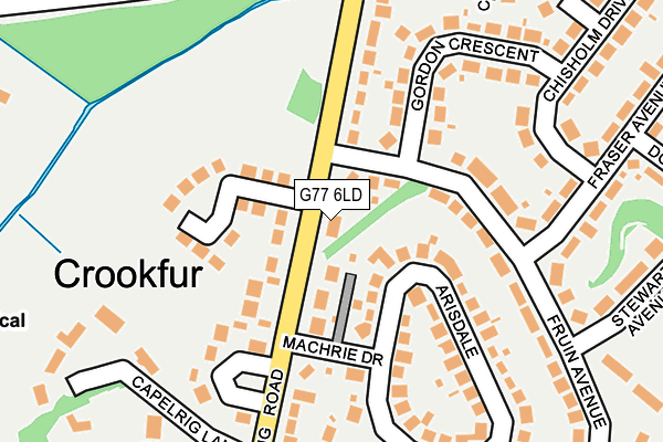 G77 6LD map - OS OpenMap – Local (Ordnance Survey) G77 6LD map - OS OpenMap – Local (Ordnance Survey)
