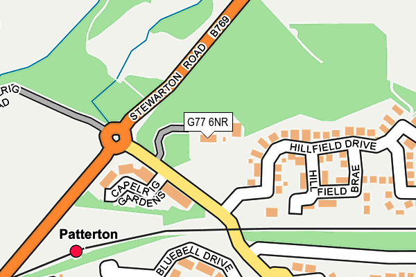 G77 6NR map - OS OpenMap – Local (Ordnance Survey) G77 6NR map - OS OpenMap – Local (Ordnance Survey)