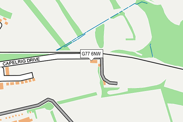 G77 6NW map - OS OpenMap – Local (Ordnance Survey) G77 6NW map - OS OpenMap – Local (Ordnance Survey)