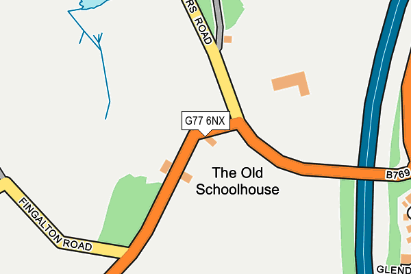 G77 6NX map - OS OpenMap – Local (Ordnance Survey) G77 6NX map - OS OpenMap – Local (Ordnance Survey)