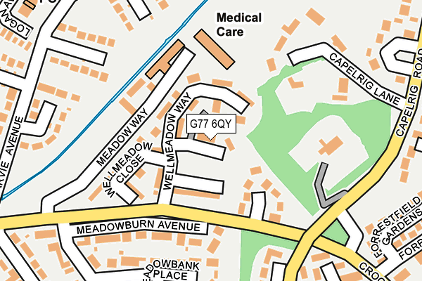 G77 6QY map - OS OpenMap – Local (Ordnance Survey) G77 6QY map - OS OpenMap – Local (Ordnance Survey)