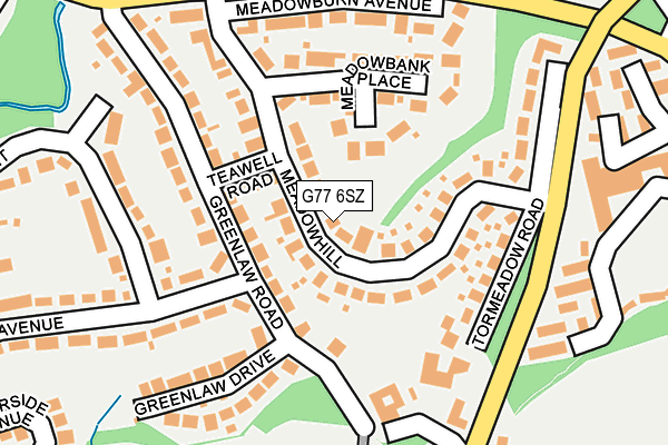 G77 6SZ map - OS OpenMap – Local (Ordnance Survey) G77 6SZ map - OS OpenMap – Local (Ordnance Survey)