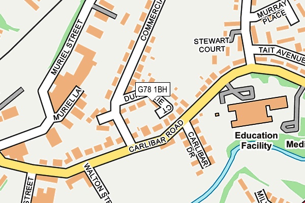 G78 1BH map - OS OpenMap – Local (Ordnance Survey) G78 1BH map - OS OpenMap – Local (Ordnance Survey)
