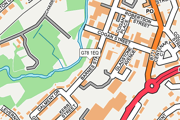 G78 1EQ map - OS OpenMap – Local (Ordnance Survey) G78 1EQ map - OS OpenMap – Local (Ordnance Survey)