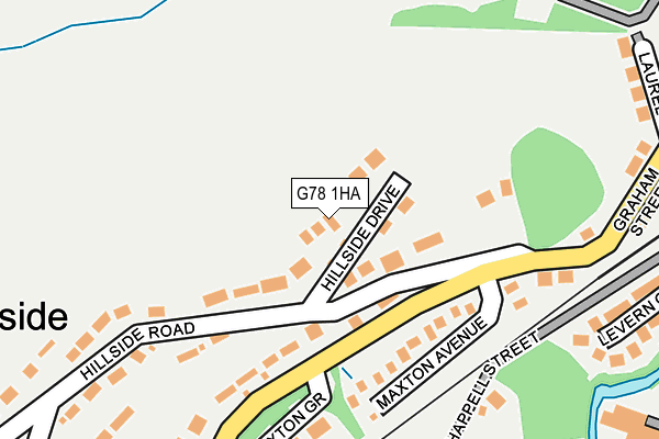G78 1HA map - OS OpenMap – Local (Ordnance Survey) G78 1HA map - OS OpenMap – Local (Ordnance Survey)