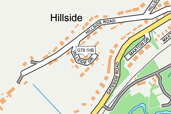 G78 1HB map - OS OpenMap – Local (Ordnance Survey) G78 1HB map - OS OpenMap – Local (Ordnance Survey)