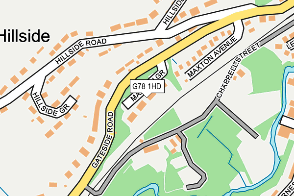 G78 1HD map - OS OpenMap – Local (Ordnance Survey) G78 1HD map - OS OpenMap – Local (Ordnance Survey)