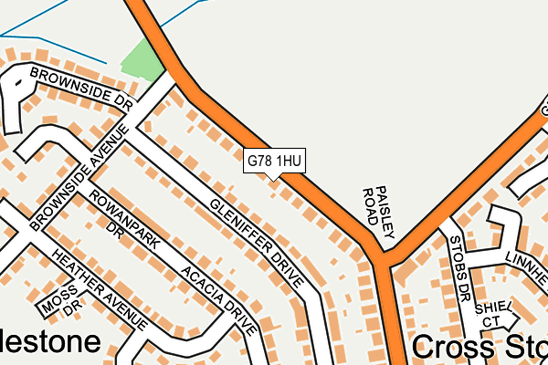 G78 1HU map - OS OpenMap – Local (Ordnance Survey) G78 1HU map - OS OpenMap – Local (Ordnance Survey)