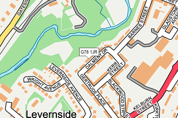 G78 1JR map - OS OpenMap – Local (Ordnance Survey) G78 1JR map - OS OpenMap – Local (Ordnance Survey)