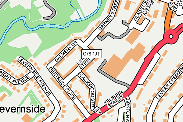 G78 1JT map - OS OpenMap – Local (Ordnance Survey) G78 1JT map - OS OpenMap – Local (Ordnance Survey)