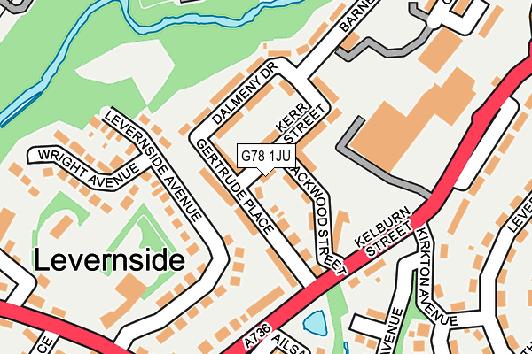 G78 1JU map - OS OpenMap – Local (Ordnance Survey) G78 1JU map - OS OpenMap – Local (Ordnance Survey)