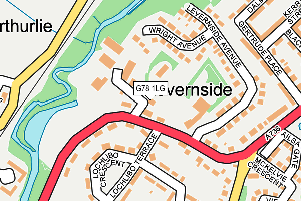 G78 1LG map - OS OpenMap – Local (Ordnance Survey) G78 1LG map - OS OpenMap – Local (Ordnance Survey)