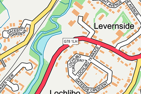 G78 1LH map - OS OpenMap – Local (Ordnance Survey) G78 1LH map - OS OpenMap – Local (Ordnance Survey)