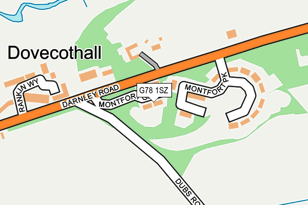 G78 1SZ map - OS OpenMap – Local (Ordnance Survey) G78 1SZ map - OS OpenMap – Local (Ordnance Survey)