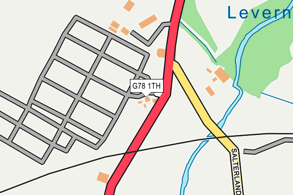 G78 1TH map - OS OpenMap – Local (Ordnance Survey) G78 1TH map - OS OpenMap – Local (Ordnance Survey)