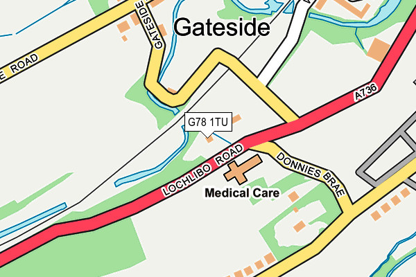 G78 1TU map - OS OpenMap – Local (Ordnance Survey) G78 1TU map - OS OpenMap – Local (Ordnance Survey)