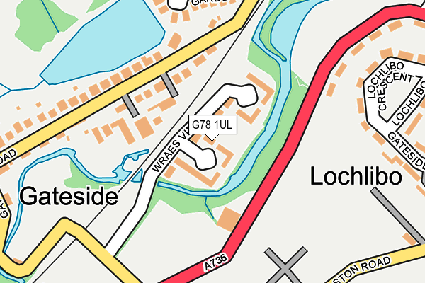 G78 1UL map - OS OpenMap – Local (Ordnance Survey) G78 1UL map - OS OpenMap – Local (Ordnance Survey)