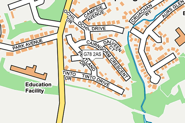 G78 2AS map - OS OpenMap – Local (Ordnance Survey) G78 2AS map - OS OpenMap – Local (Ordnance Survey)