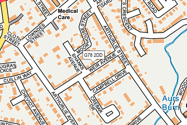 G78 2DD map - OS OpenMap – Local (Ordnance Survey) G78 2DD map - OS OpenMap – Local (Ordnance Survey)