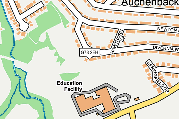 G78 2EH map - OS OpenMap – Local (Ordnance Survey) G78 2EH map - OS OpenMap – Local (Ordnance Survey)