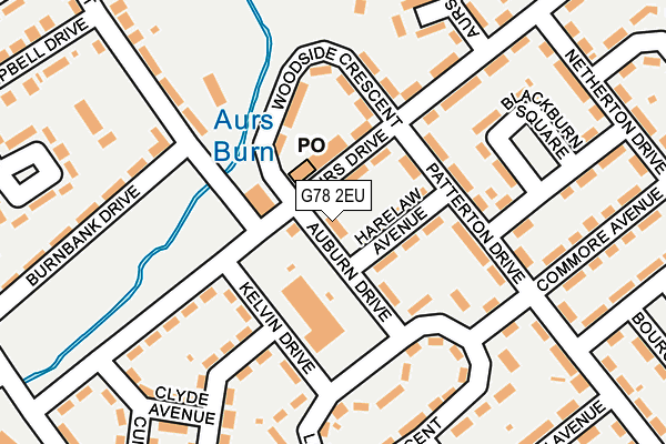 G78 2EU map - OS OpenMap – Local (Ordnance Survey) G78 2EU map - OS OpenMap – Local (Ordnance Survey)